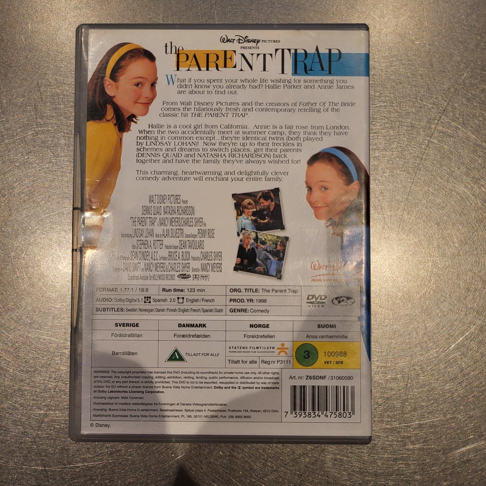 Parent trap - forældrefælden, DVD,