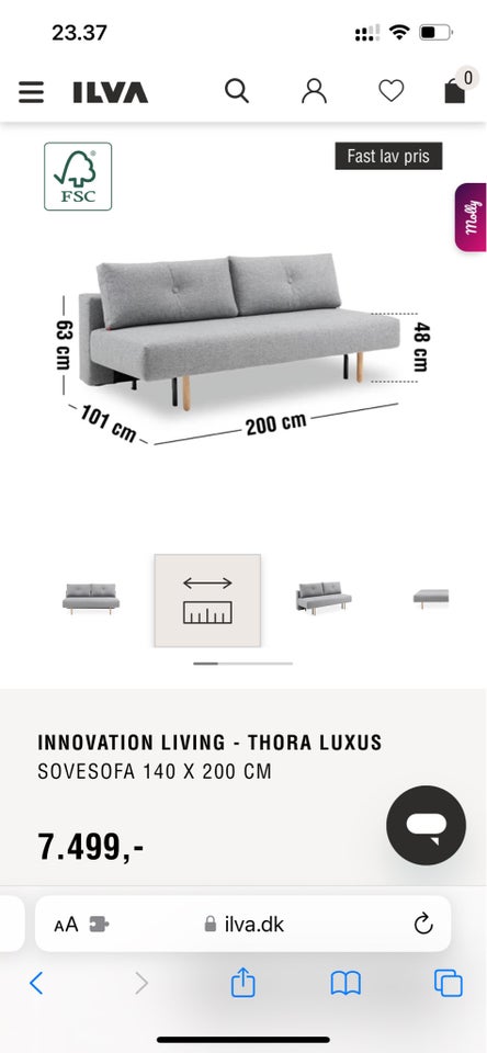 Sovesofa, Innovation Living