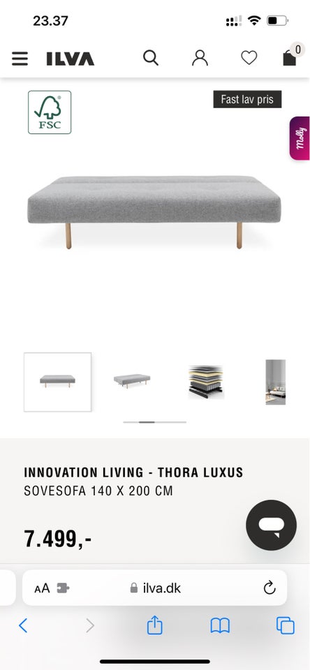 Sovesofa, Innovation Living