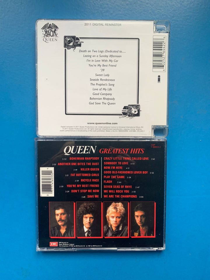 QUEEN: 2 CD ALBUMS, rock