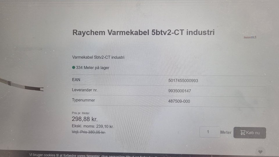 Varmekabel Raychem