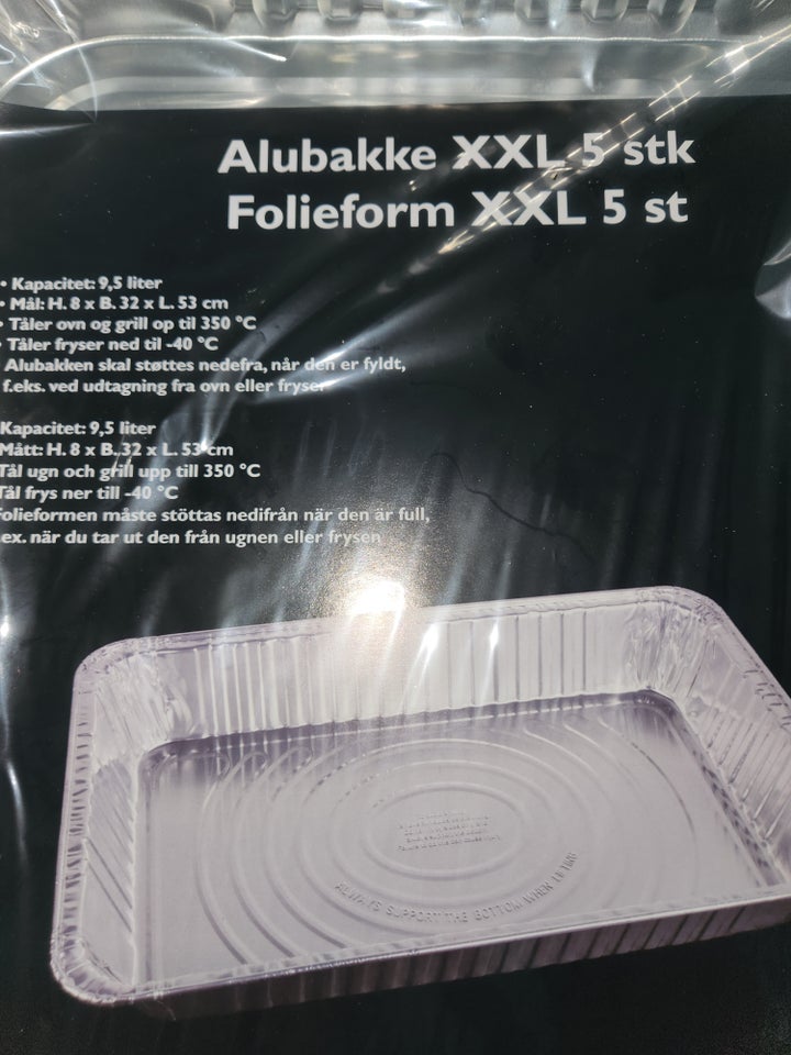 Alubakke XXL 5-pak