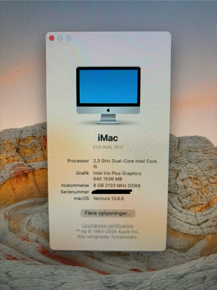 iMac, 2017, 2,3 GHz