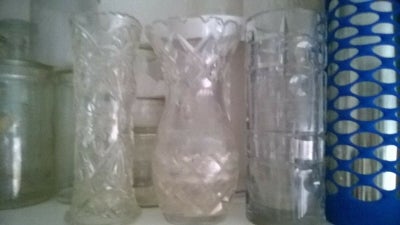 Glas vaser krystalvaser