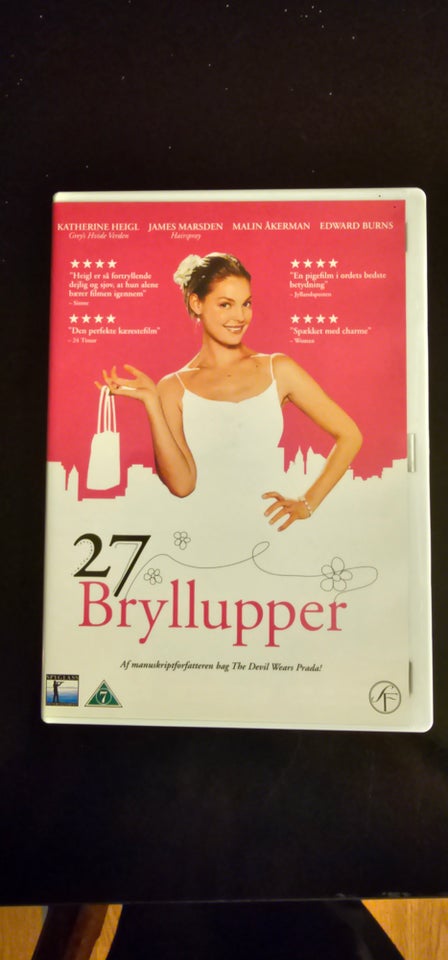 27 bryllupper, DVD, komedie