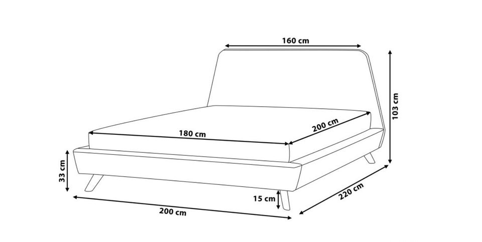 sengeramme (bed frame) 180x...