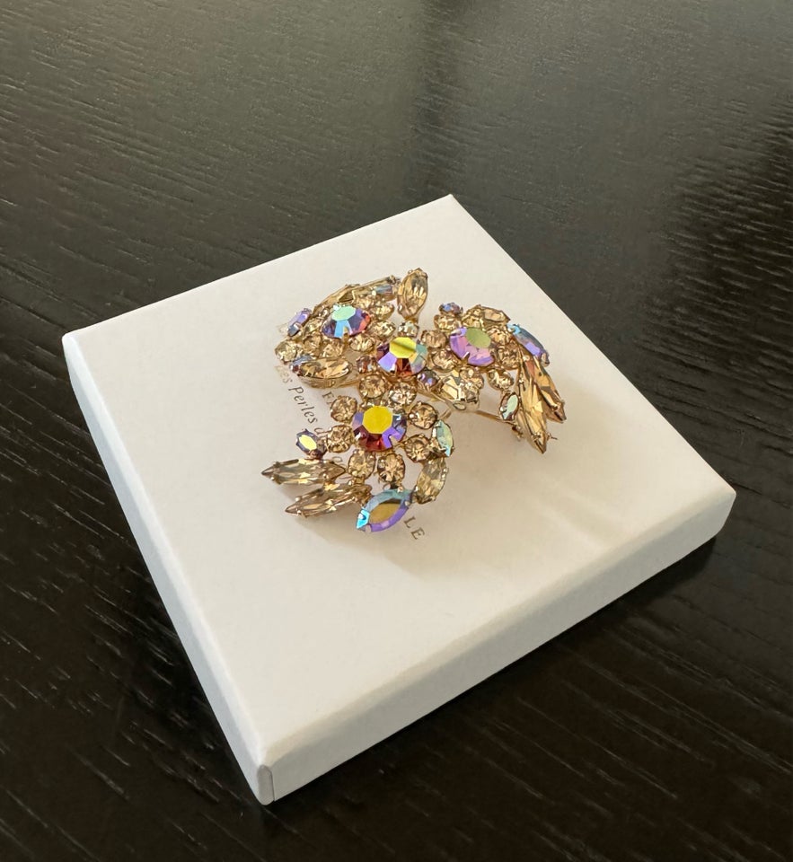 Broche, forgyldt, Sherman Jewelry