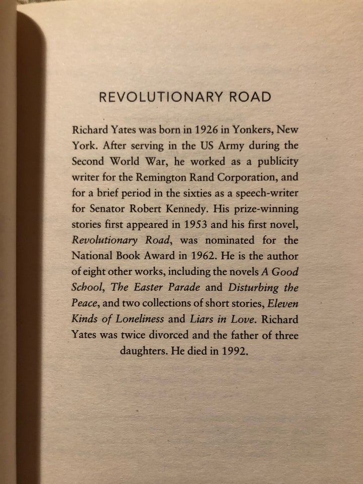 Revoluntionary Road, Richard