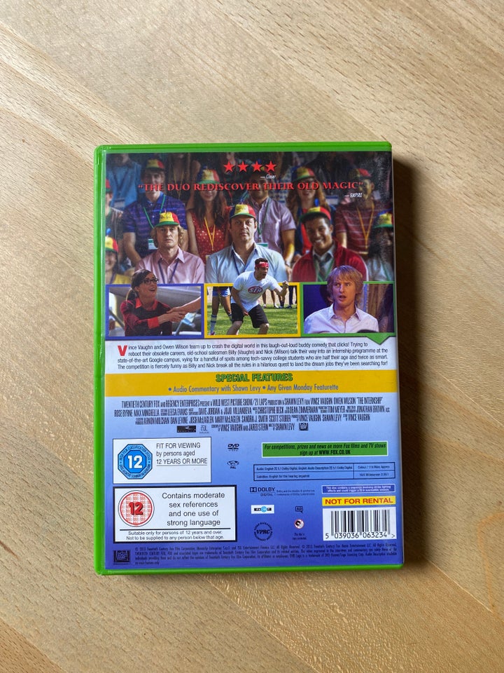 The Internship (2013) DVD