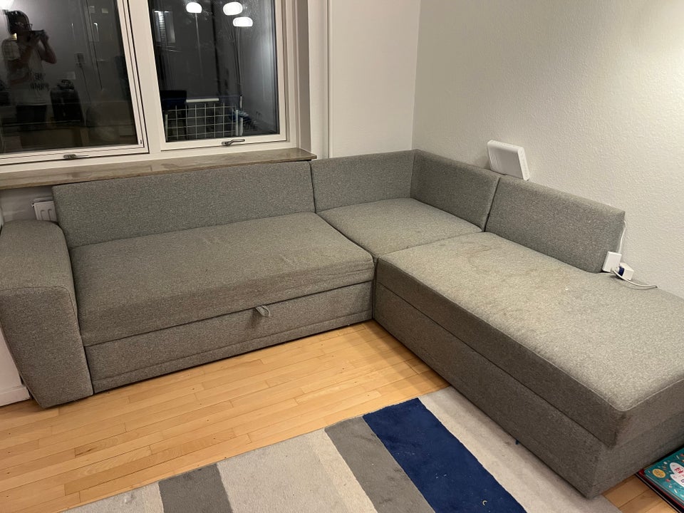 Sofa, microfiber, 4 pers.