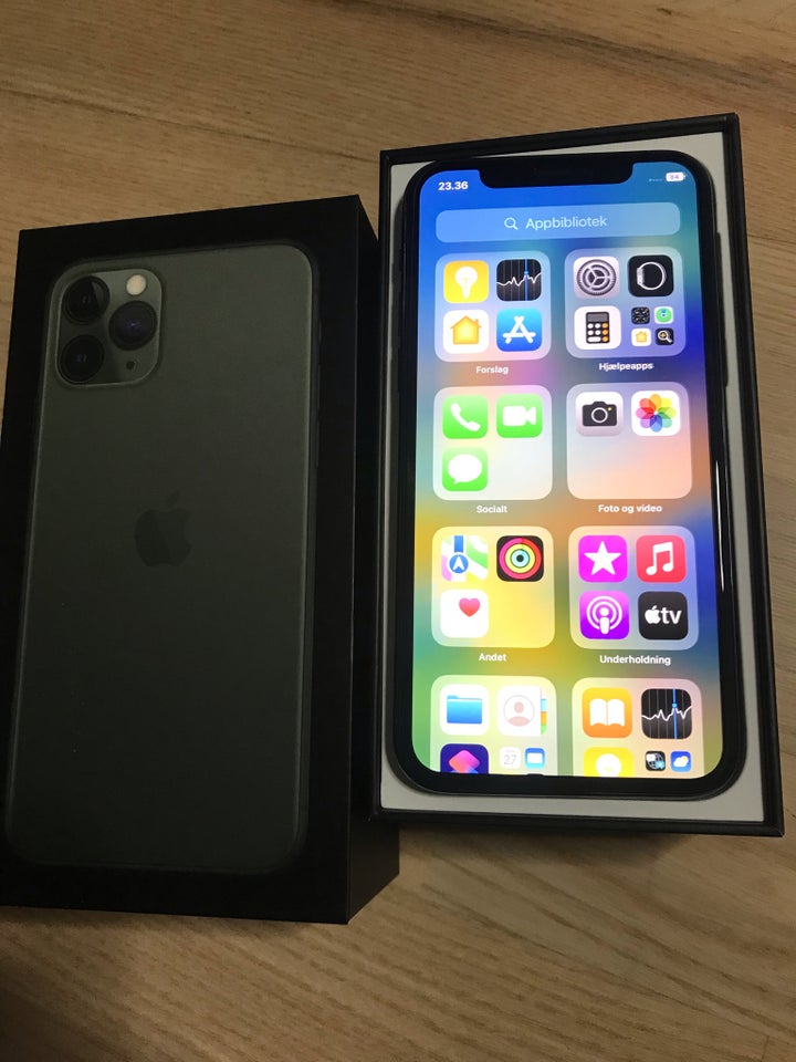 iPhone 11 Pro, 64 GB, sort