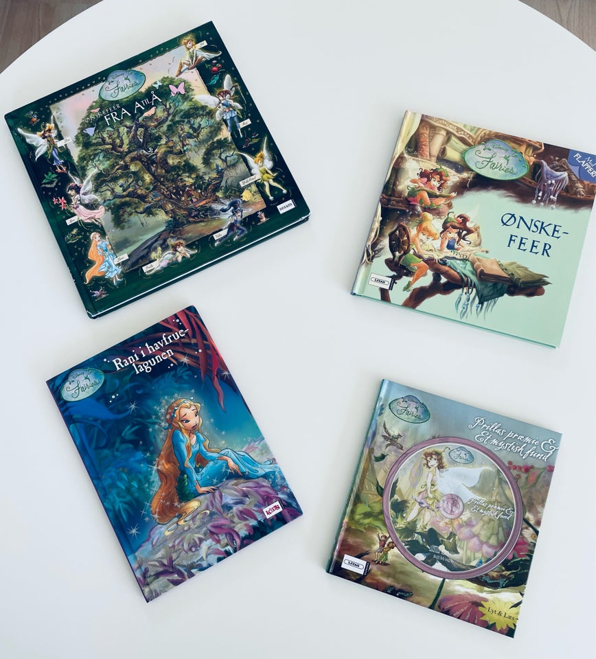 Disney fairies, 4 smukke bøger med