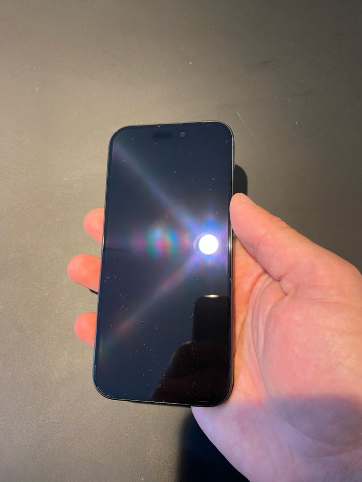 iPhone 15 Pro, 128 GB, sort