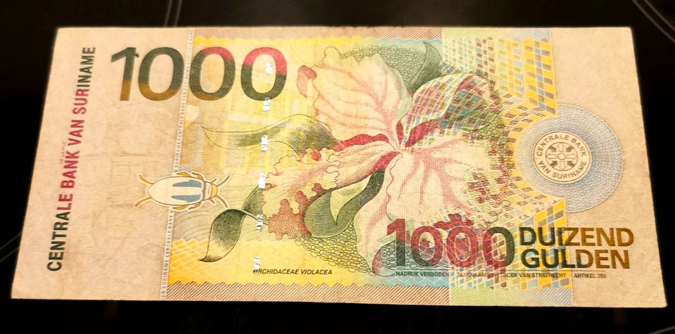 Andet land, sedler, 1000 Gulden