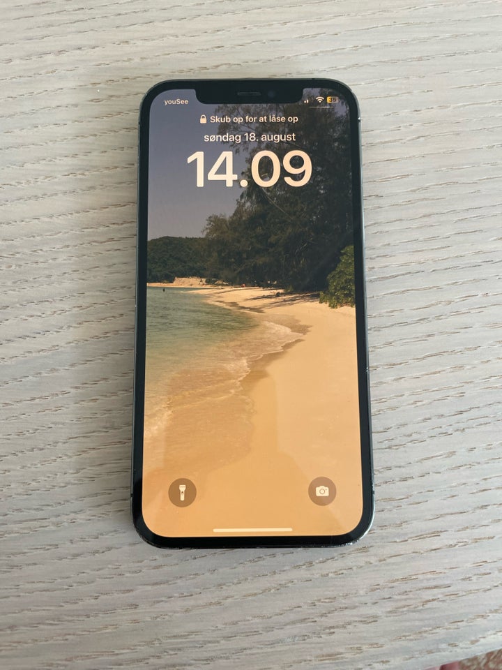 iPhone 12 Pro, 256 GB, sort