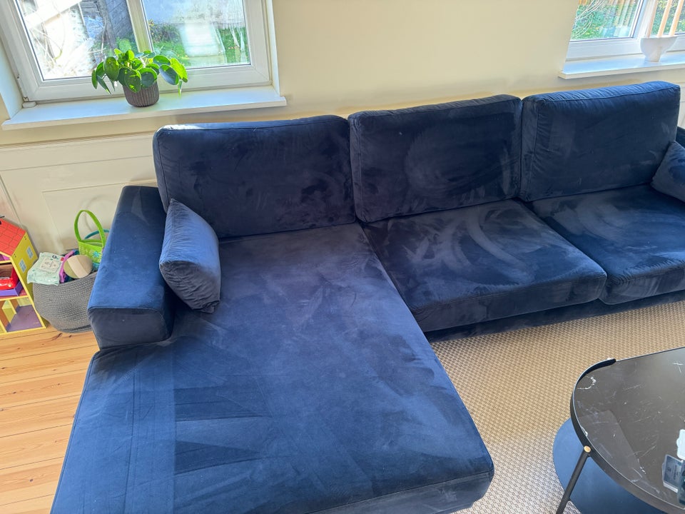 Sofa, velour, 3 pers.