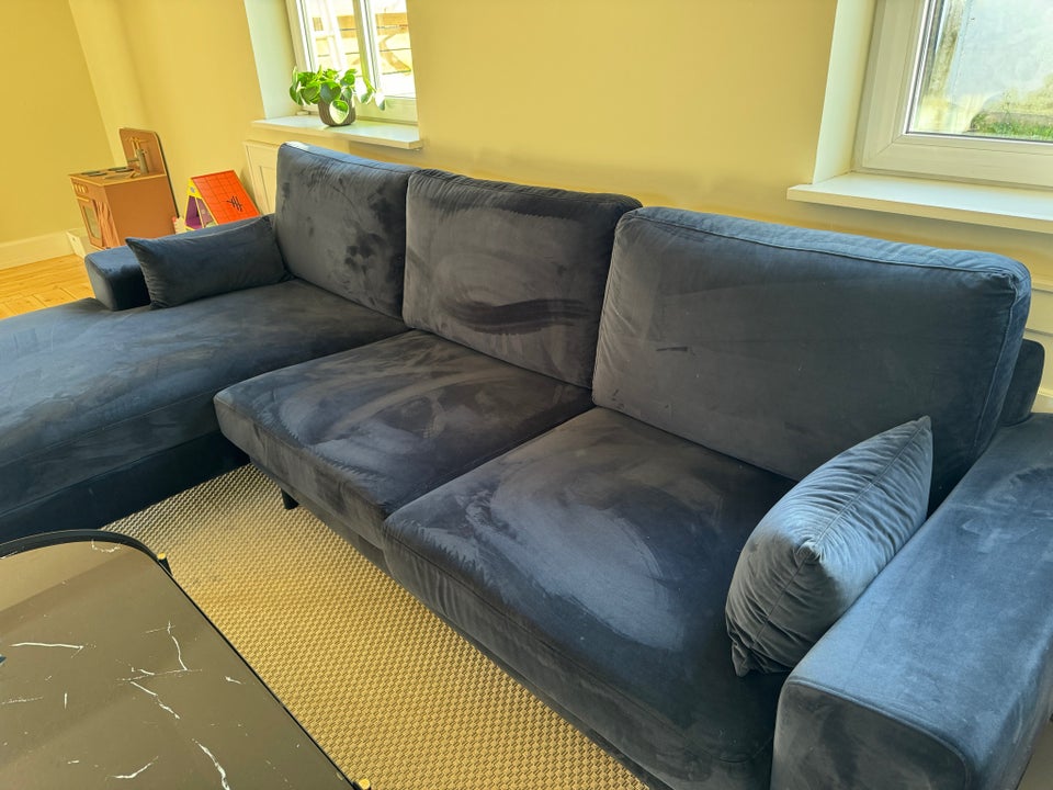 Sofa, velour, 3 pers.