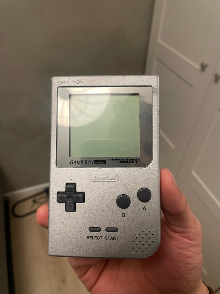 Nintendo Gameboy Pocket, Sølv,