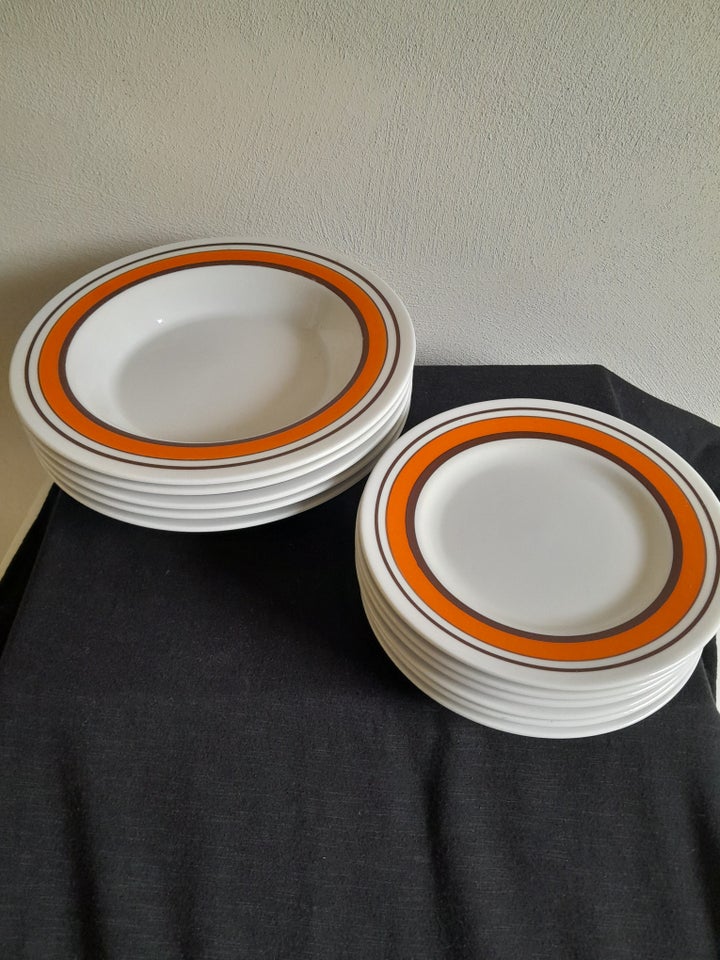 Porcelæn, Retro tallerkener,