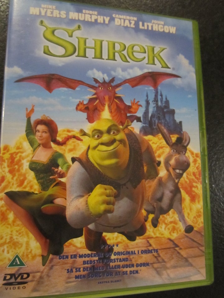 Shrek, DVD, tegnefilm