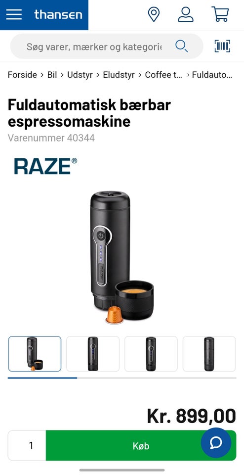 Espressomaskine, Raze