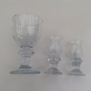 Glas 3 Holmegaard pokal glas