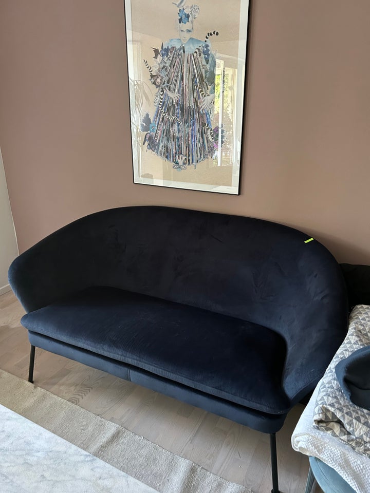 Sofa velour 3 pers