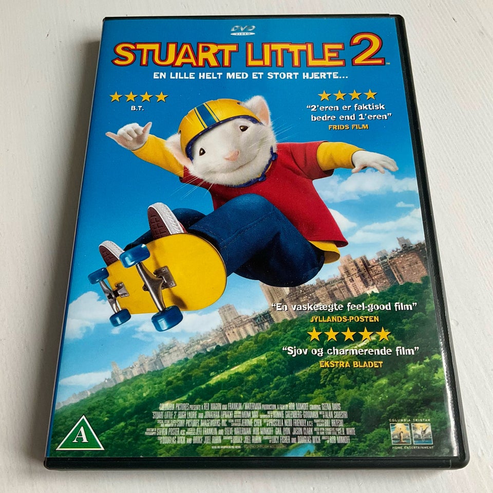 Stuart Little 2, DVD, familiefilm