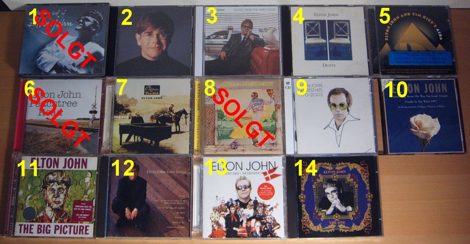 Elton John: 11 Titler, rock