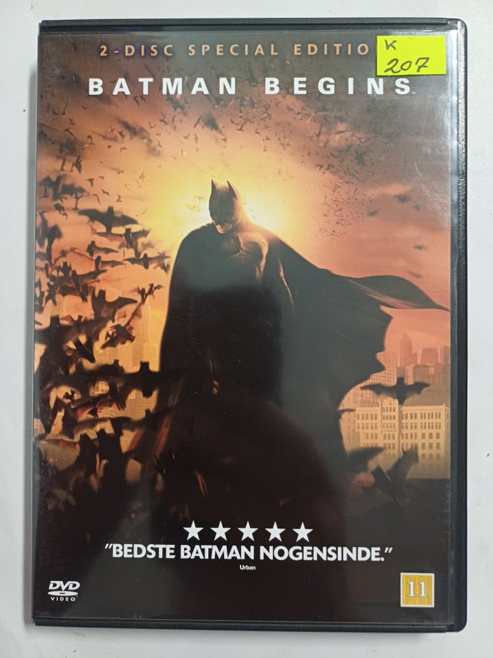 Batman Begins, DVD, action