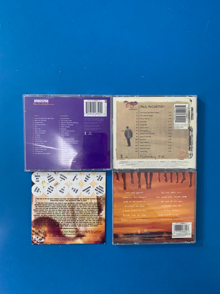 PAUL McCARTNEY  WINGS: 4 CD ALBUMS