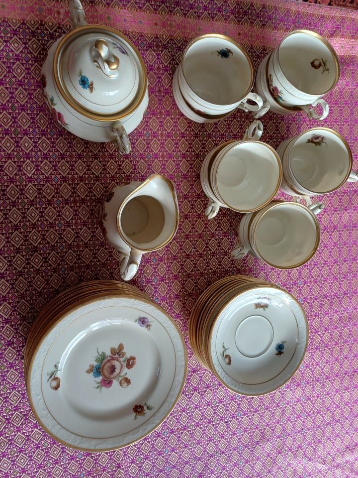 Porcelæn Kaffestel Rosenborg