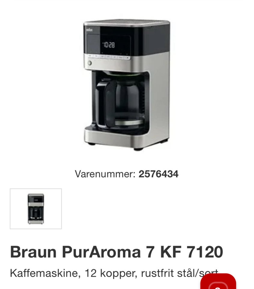 Kaffemaskine Braun