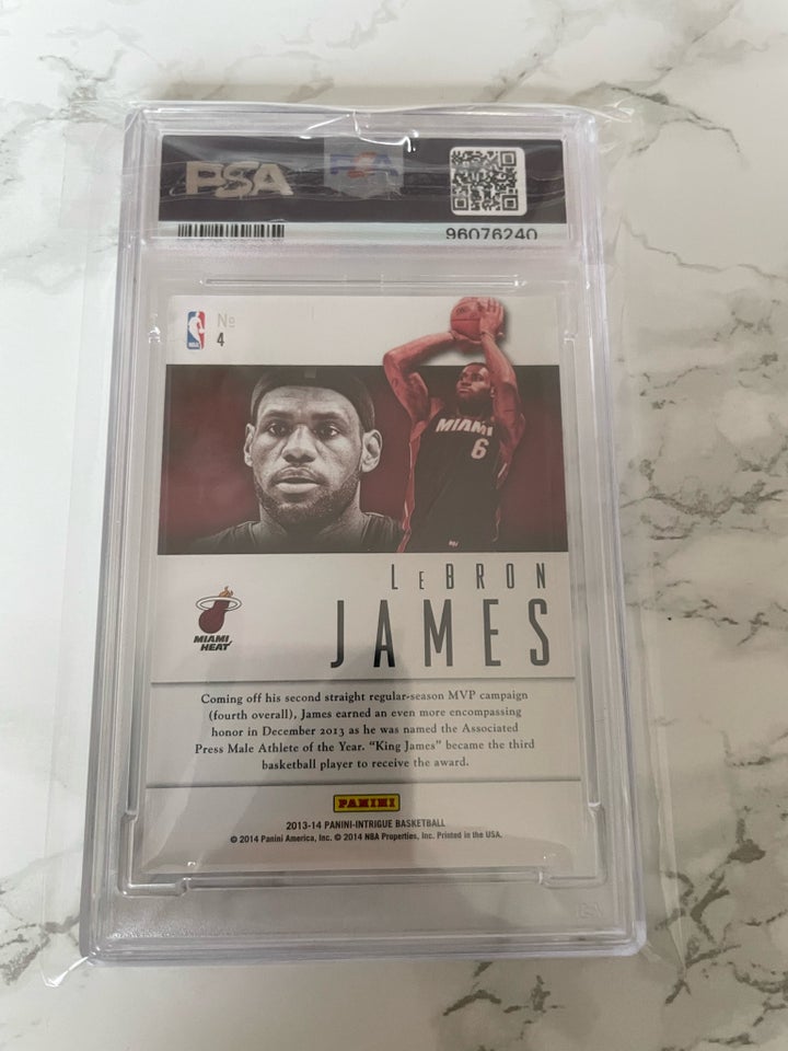 Samlekort, 2013 lebron silver Psa 8