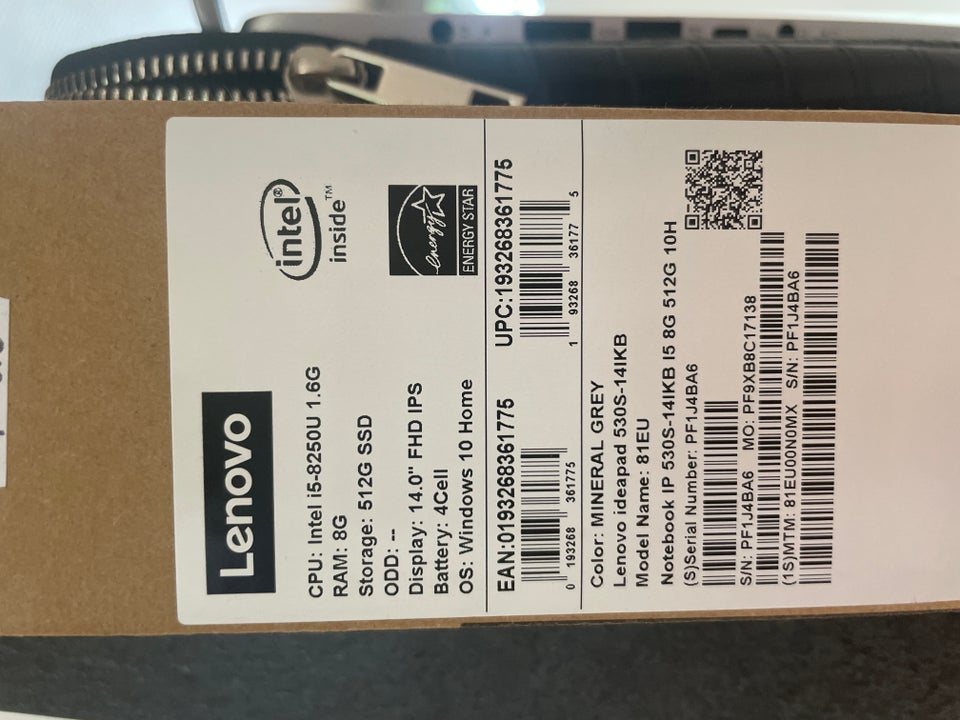 Lenovo Ideapad 530s 16 GHz 8 GB