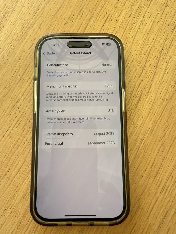 iPhone 15 Pro 128 GB grå