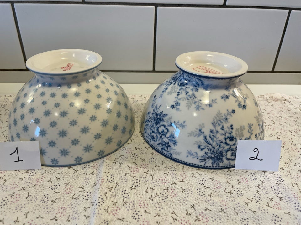 Porcelæn, Suppeskål, Greengate