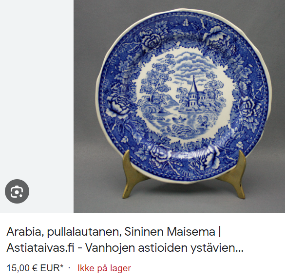 Fajance ARABIA FINLAND 1873