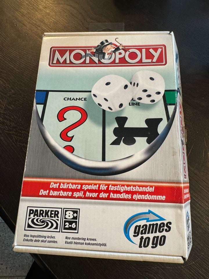 Monopoly , Rejsespil, brætspil