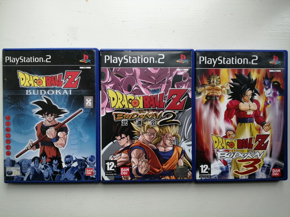 Dragon ball z budokai 1, 2, og 3