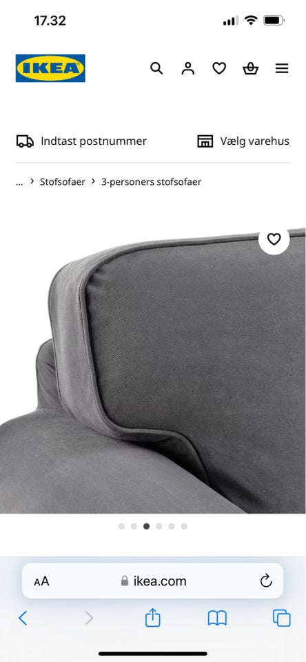 Tilbehør til sofa, Ikea