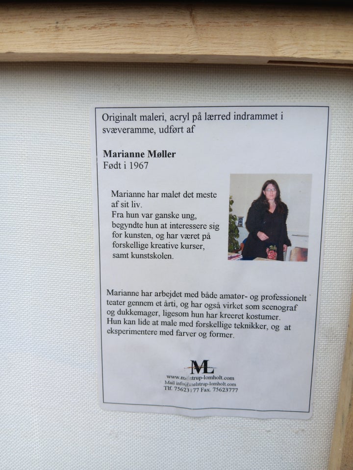 Oliemaleri Marianne Møller b: 43