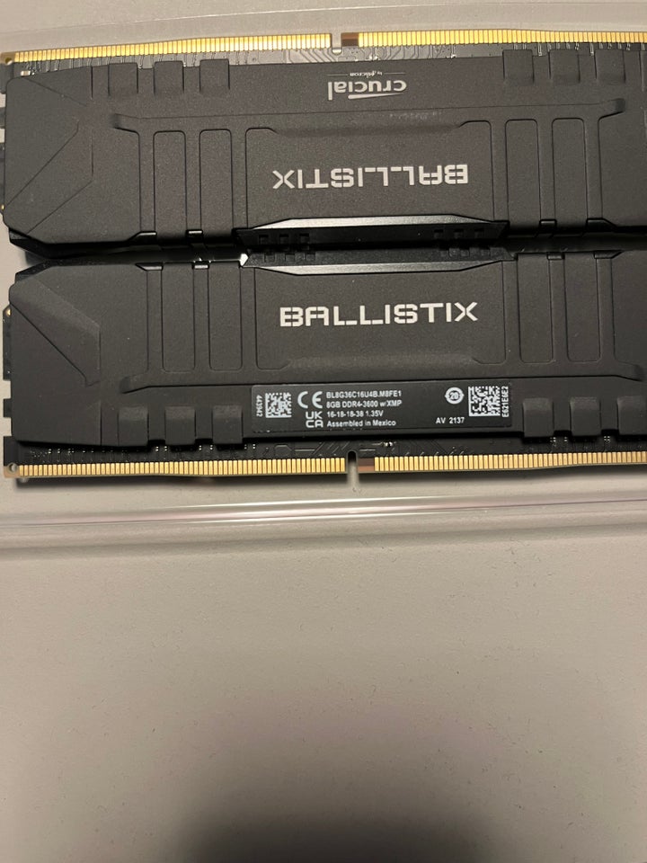 Crucial Ballistix, 2x8 - 16GB, DDR4