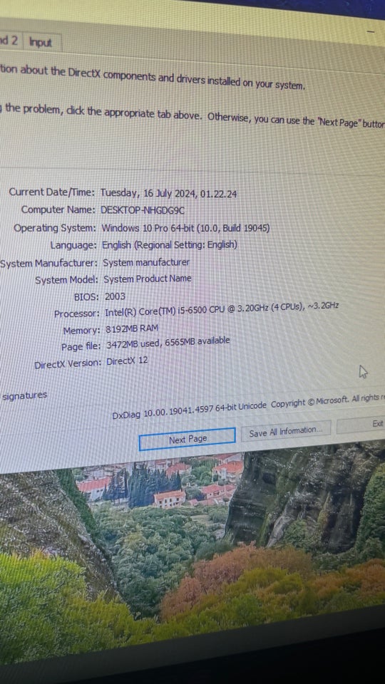 Selvbyg I5 6500 Ghz 8 GB ram