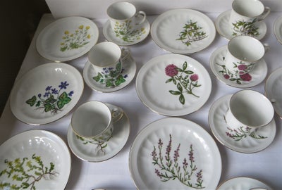 Porcelæn Kaffestel blomster