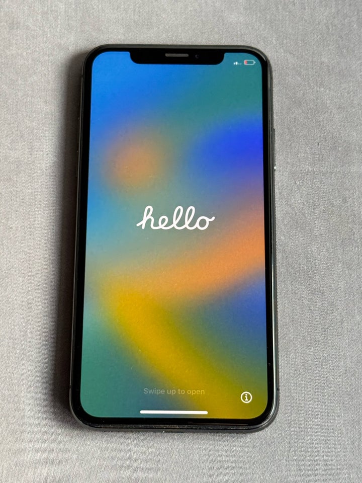 iPhone X, 64 GB, sort