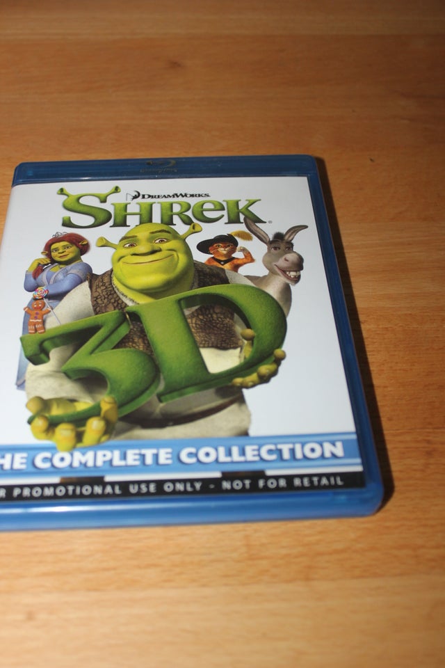 1-4 Shrek 3D, Blu-ray, animation