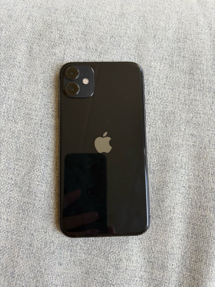 iPhone 11, 128 GB, sort