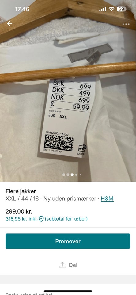 Jakke, str. 50, HM