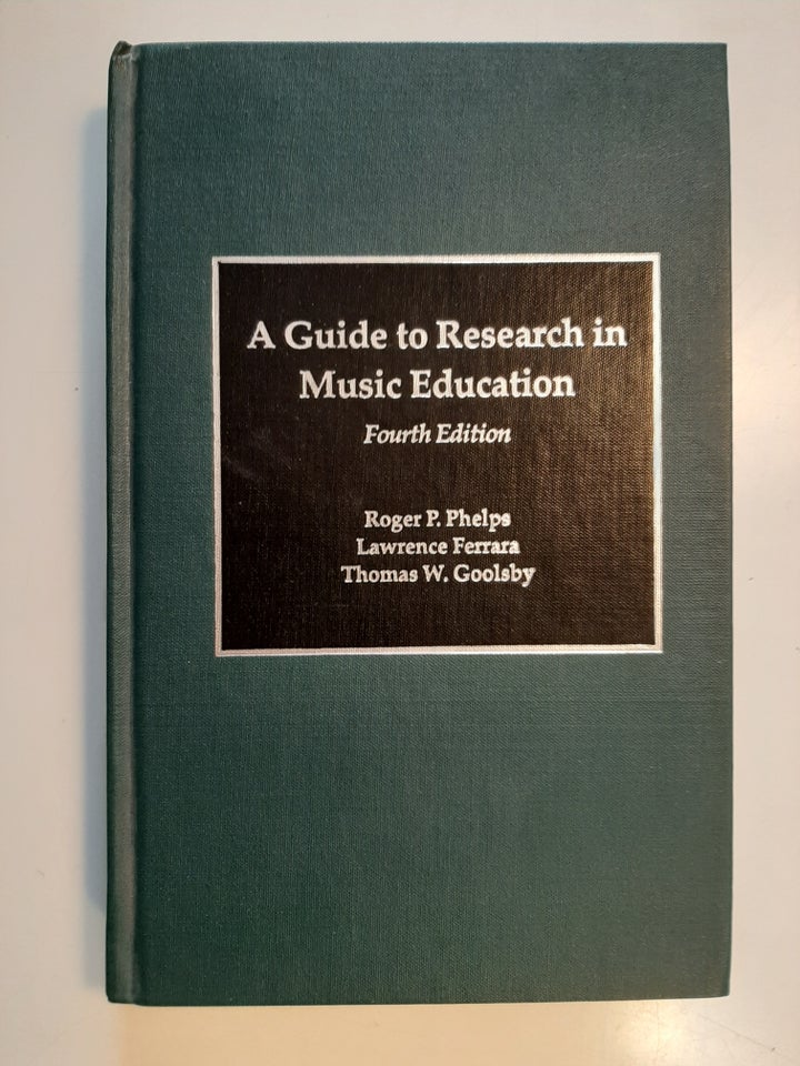 A Guide to Research in Music